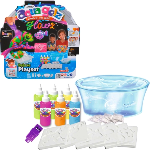 Aqua Gelz μεγάλη δημιουργική σειρά Deluxe που φωσφορίζει στο σκοτάδι