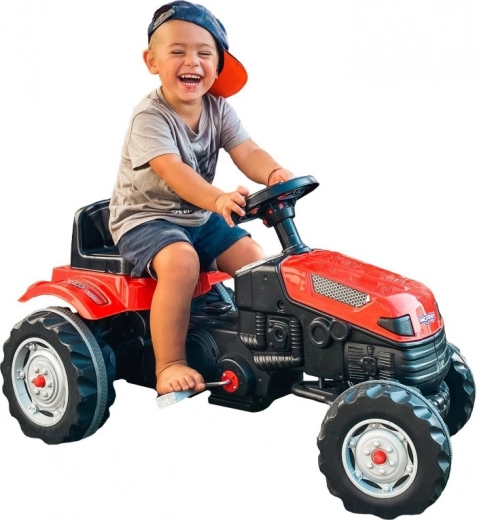 Ποδηλατούμενο τρακτέρ WOOPIE Farmer GoTrac με αθόρυβους τροχούς
