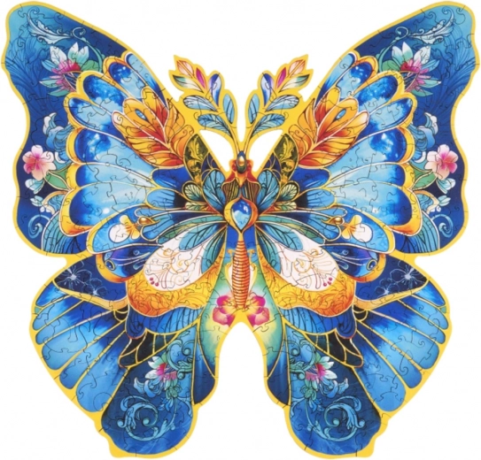 Ξύλινο παζλ Πεταλούδα Morpho Helena