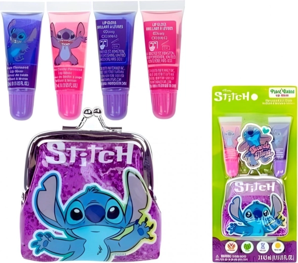 Σετ πορτοφολιού και 2 gel για τα χείλη Stitch