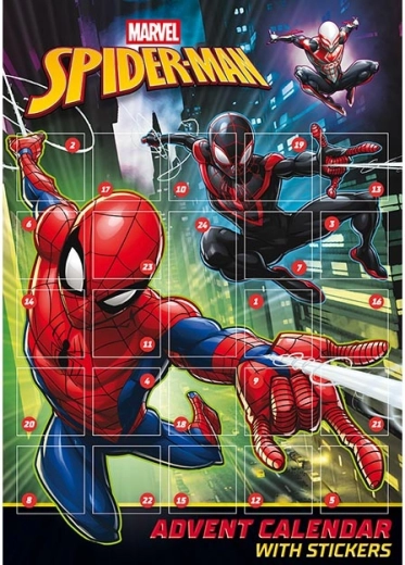 Αντβεντ ημερολόγιο με αυτοκόλλητα Spider-Man