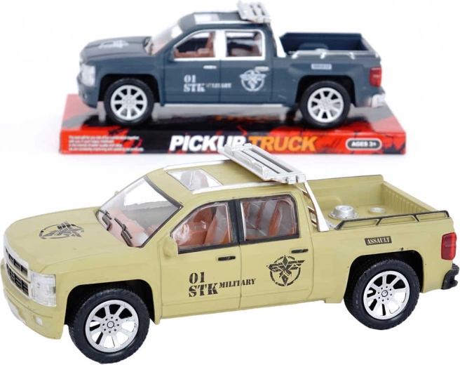 Πλαστικό αυτοκινητάκι pick-up με κίνηση αδράνειας 26 cm - 1 τεμάχιο