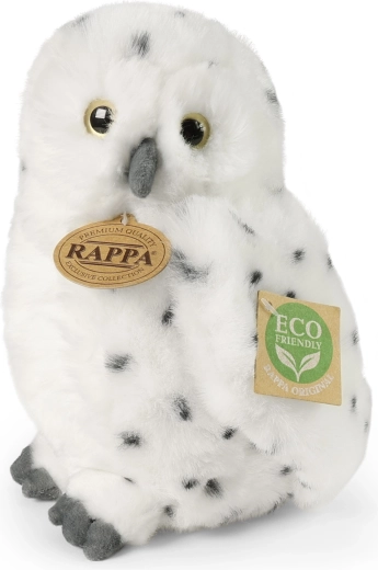 Rappa λούτρινη χιονισμένη κουκουβάγια 19 cm eco-friendly