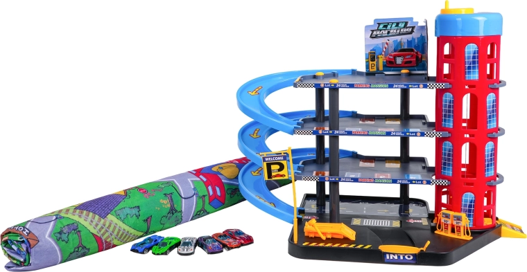 Μεγάλος τσοχένιος τάπητας παιχνιδιού με δρόμους