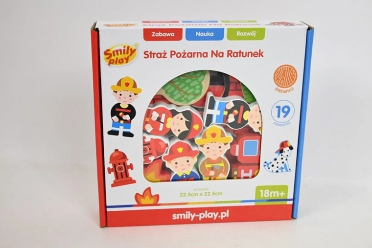 SmilyPl ξύλινος πυροσβεστικός σταθμός