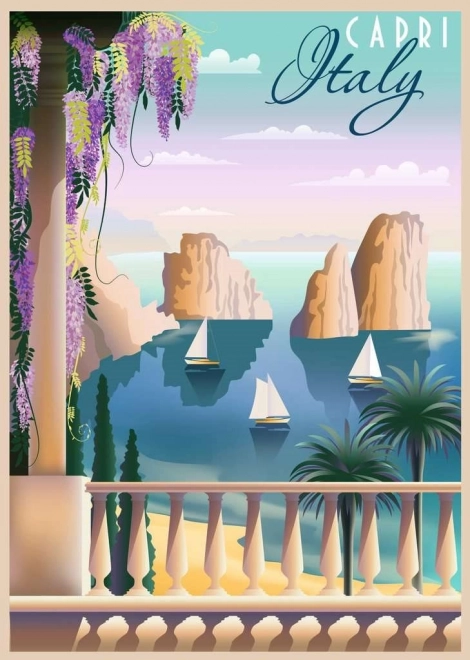 Παζλ RAVENSBURGER «Καρτ ποστάλ από το Κάπρι» 1000 κομμάτια