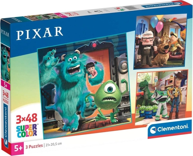 Clementoni παζλ Disney Pixar 3×48 κομμάτια