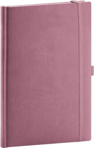 Ριγέ σημειωματάριο Neo ροζ 15 x 21 cm