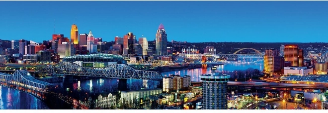 Πανοραμικό παζλ MASTERPIECES Cincinnati, Ohio 1000 κομμάτια