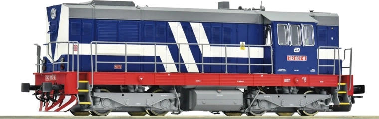 Πετρελαιομηχανή Roco ČD 742 Kocour H0