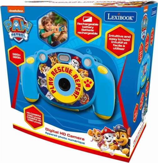 Lexibook παιδική κάμερα HD και φωτογραφική μηχανή Paw Patrol με κάρτα SD 32 GB