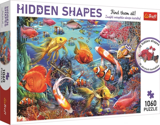 Παζλ Hidden Shapes: Υποβρύχια ζωή