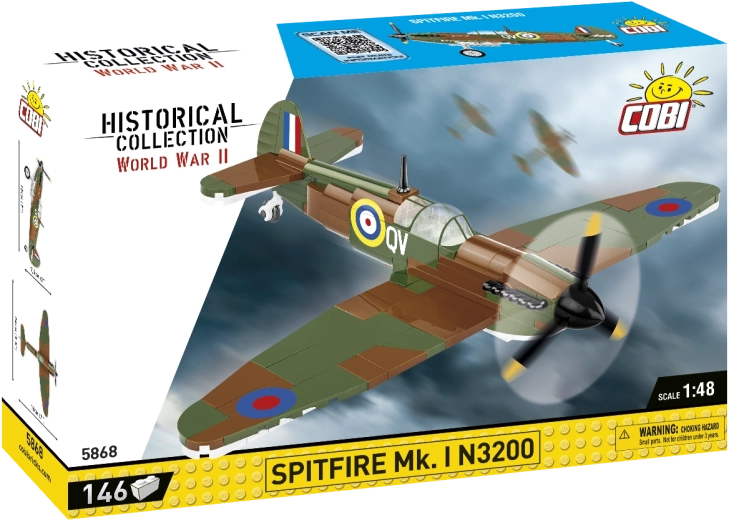 Cobi Spitfire Mk. I N3200 σετ κατασκευής 1:48 (146 τεμάχια)
