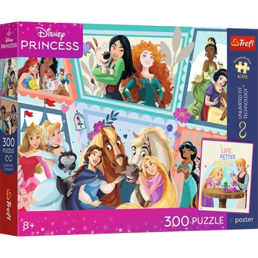 300 κομμάτια με θέμα τις πριγκίπισσες της Disney