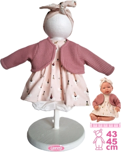 Ρουχαλάκια για κούκλα μωρό New Born Llorens 43–45 cm