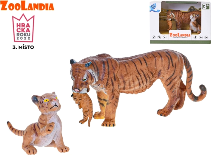 Zoolandia τίγρη με μικρά φιγούρες 7–15 cm σε κουτί