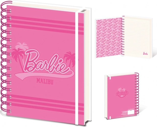 Σπιράλ τετράδιο A5 BARBIE (Malibu) – με γραμμές