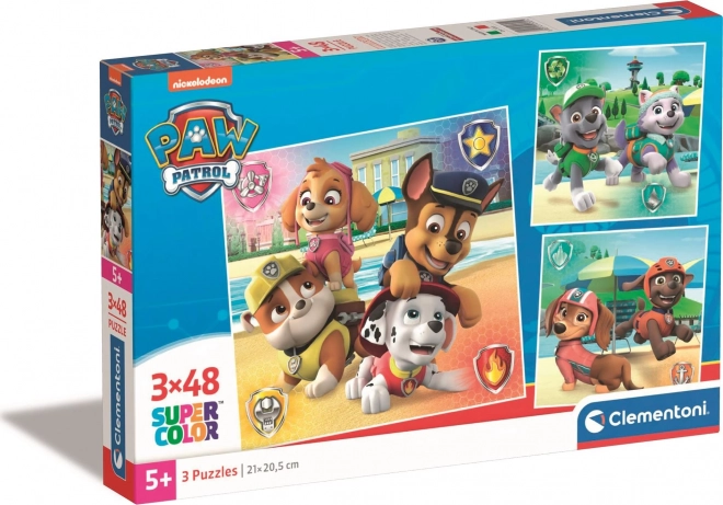 Παζλ CLEMENTONI Paw Patrol 3×48 κομμάτια