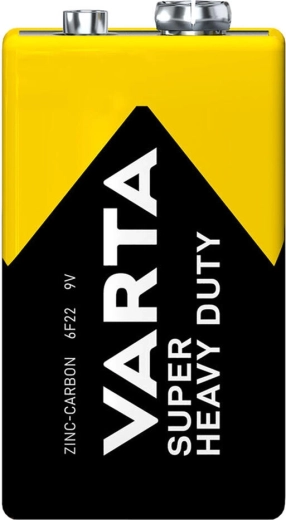 VARTA SuperLife μπαταρία 9V 6F22 ψευδαργύρου