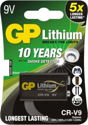 Μπαταρία λιθίου GP 9V