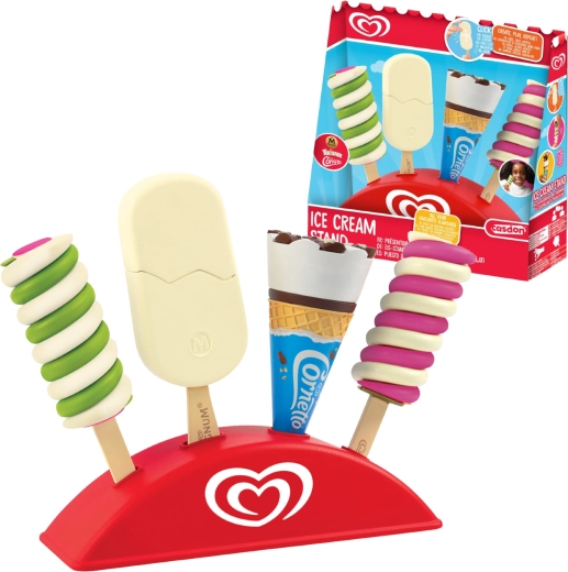 Casdon Algida σετ παιχνιδιών παγωτού με βάση (Twister, Cornetto και Magnum)