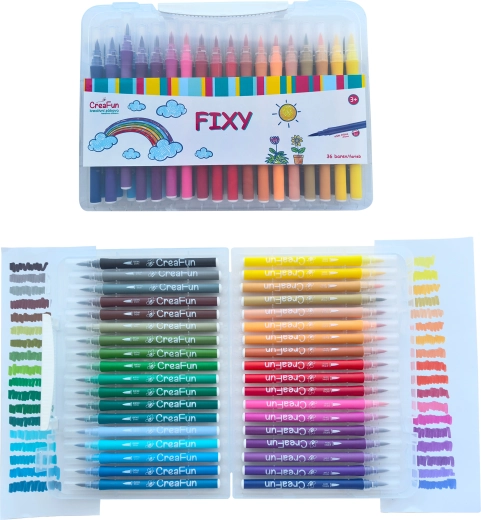 Μαρκαδόροι 36 χρώματα CreaFun