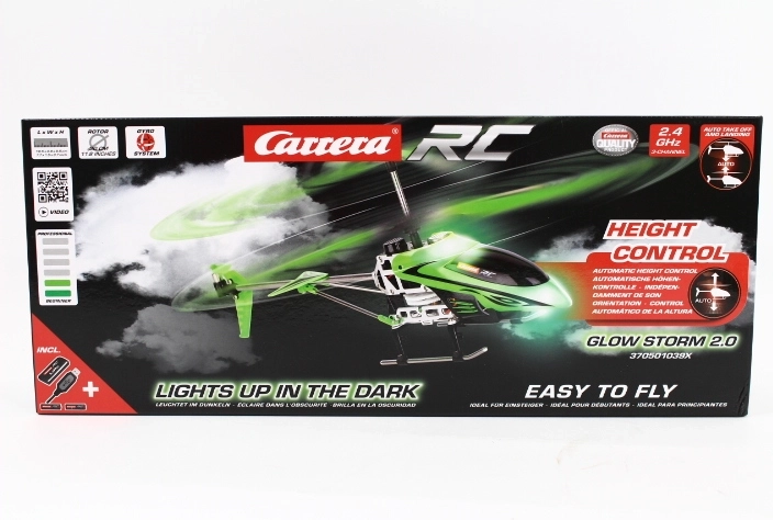 Τηλεκατευθυνόμενο ελικόπτερο Carrera Glow Storm 2.0, 2,4 GHz