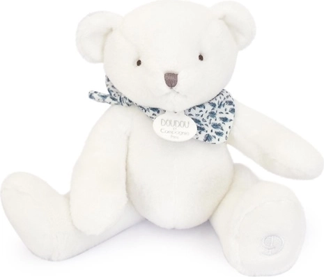 Λούτρινο αρκουδάκι με μαντήλι 25 cm – DOUDOU