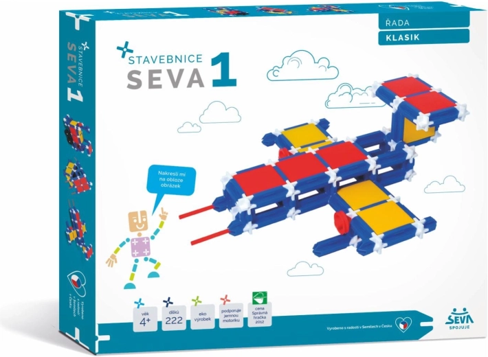 Κατασκευαστικό σετ SEVA Klasik 1 – 222 τεμάχια
