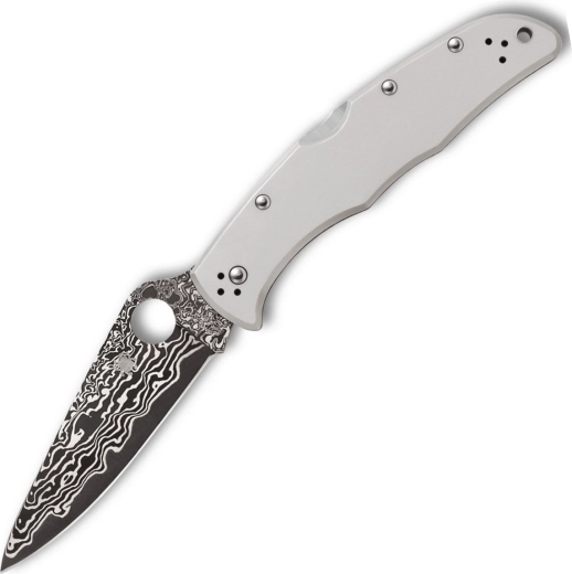 Spyderco Endura 4 τιτανιούχο πτυσσόμενο μαχαίρι τσέπης με δαμασκηνή λεπίδα 9,7 cm