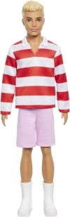 Μοντέλο Barbie Ken – κόκκινες-λευκές ρίγες