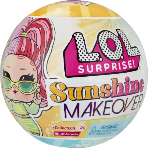 Κούκλα L.O.L. Surprise Sunshine Makeover με αλλαγή χρώματος με UV