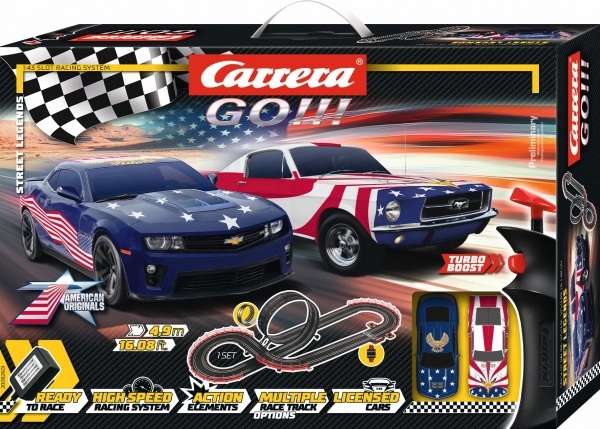 Αυτοκινητοδρόμιο Carrera GO Street Legends 1:43 με looping και αμερικανικά muscle cars