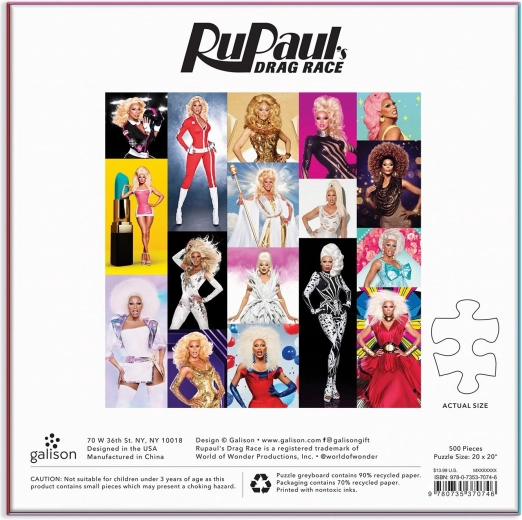 Πολύχρωμο κολάζ για τους φαν του RuPaul's Drag Race