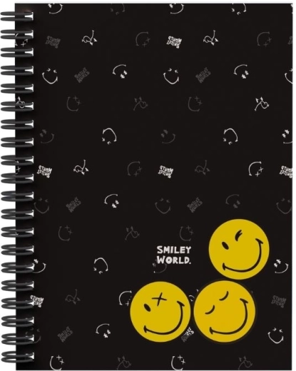 Μπλοκ σπιράλ A4 με διπλό σπιράλ SMILEY WORLD