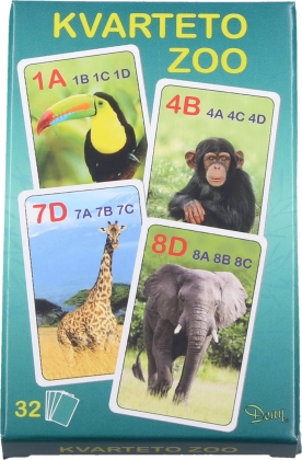 Παιχνίδι καρτών κουαρτέτο ZOO
