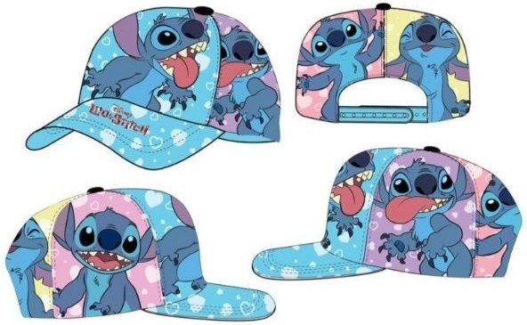 Παιδικό καπέλο τζόκεϊ Lilo & Stitch, πολύχρωμο – Μέγεθος: 54
