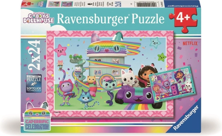 Παζλ Ravensburger Το Μαγικό Σπιτάκι της Γκάμπι 2x24 κομμάτια