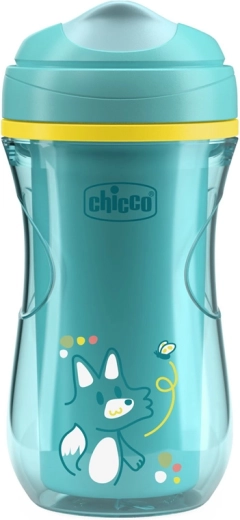 Chicco Active θερμομονωτικό κύπελλο με σκληρό ρύγχος teal 266 ml 14m+
