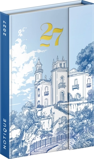 Notique εβδομαδιαίο μαγνητικό ημερολόγιο Vila 2027 (11 × 16 cm)