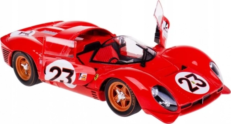 Bburago Racing Ferrari 330 P4 Daytona 1967 κόκκινο μοντέλο 1:24
