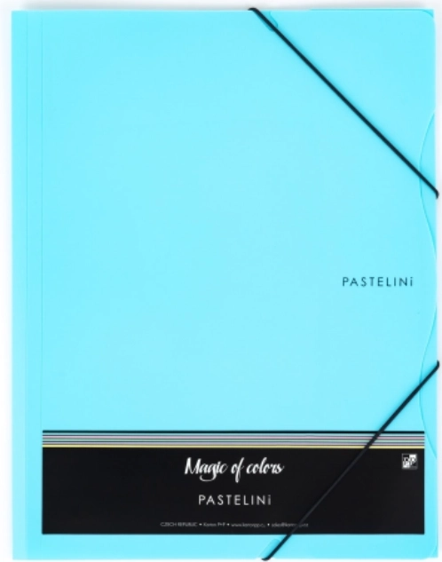 Φάκελος με λάστιχο A4 PASTELINI μπλε