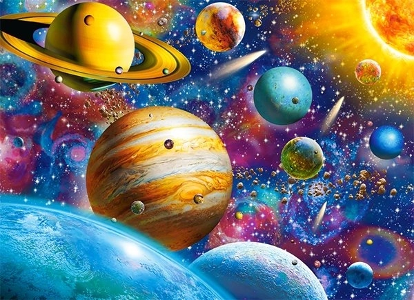 Παζλ 100 κομματιών Solar System Odyssey