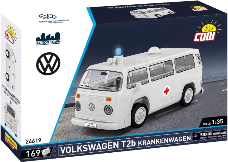 Cobi Volkswagen T2b ασθενοφόρο 1:35 (169 τουβλάκια)