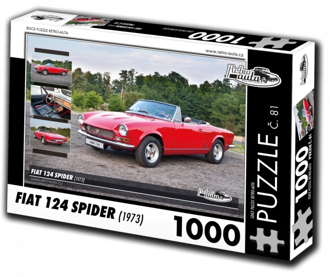 Παζλ Ρετρό Αυτοκίνητα Fiat 124 Spider (1973) – 1000 κομμάτια