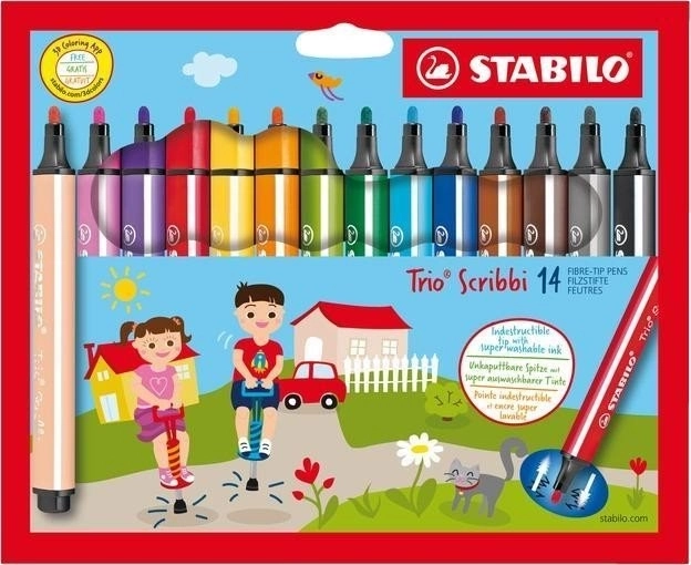 STABILO Trio Scribbi σετ μαρκαδόρων για παιδιά