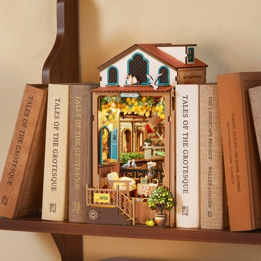 Μαγευτικό book nook για τη βιβλιοθήκη