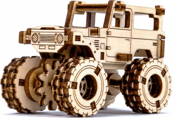 Ξύλινο τρισδιάστατο παζλ Monster Truck – Μοντέλο 5 (Toyota FJ40)
