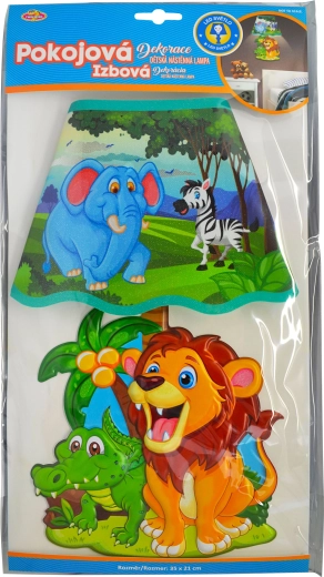 Παιδικό επιτοίχιο φωτιστικό 3D Safari