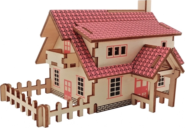 WOODCRAFT ξύλινο 3D παζλ ράντσο